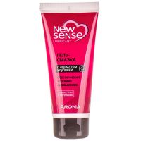 Гель-смазка "New Sense" с ароматом клубники 100мл Гель-смазка "New Sense" с ароматом клубники 100мл